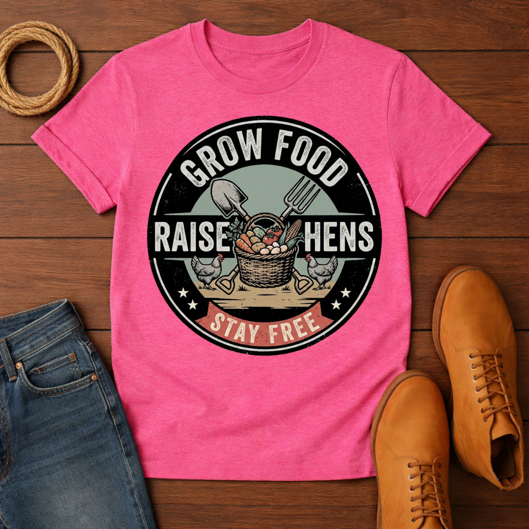 Grow Food Stay Free T-Shirt