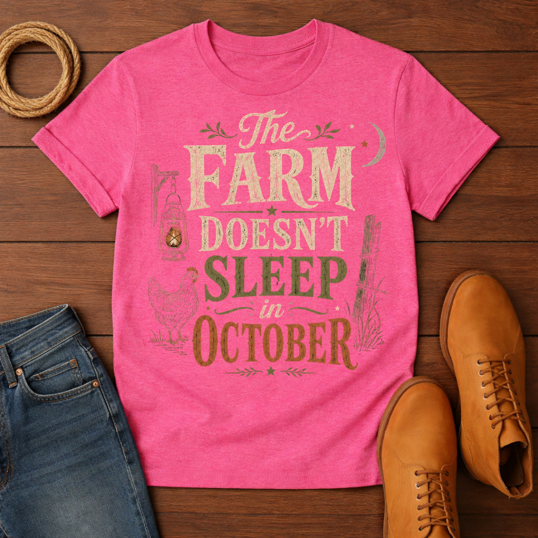 Farm Doesn't Sleep T-Shirt