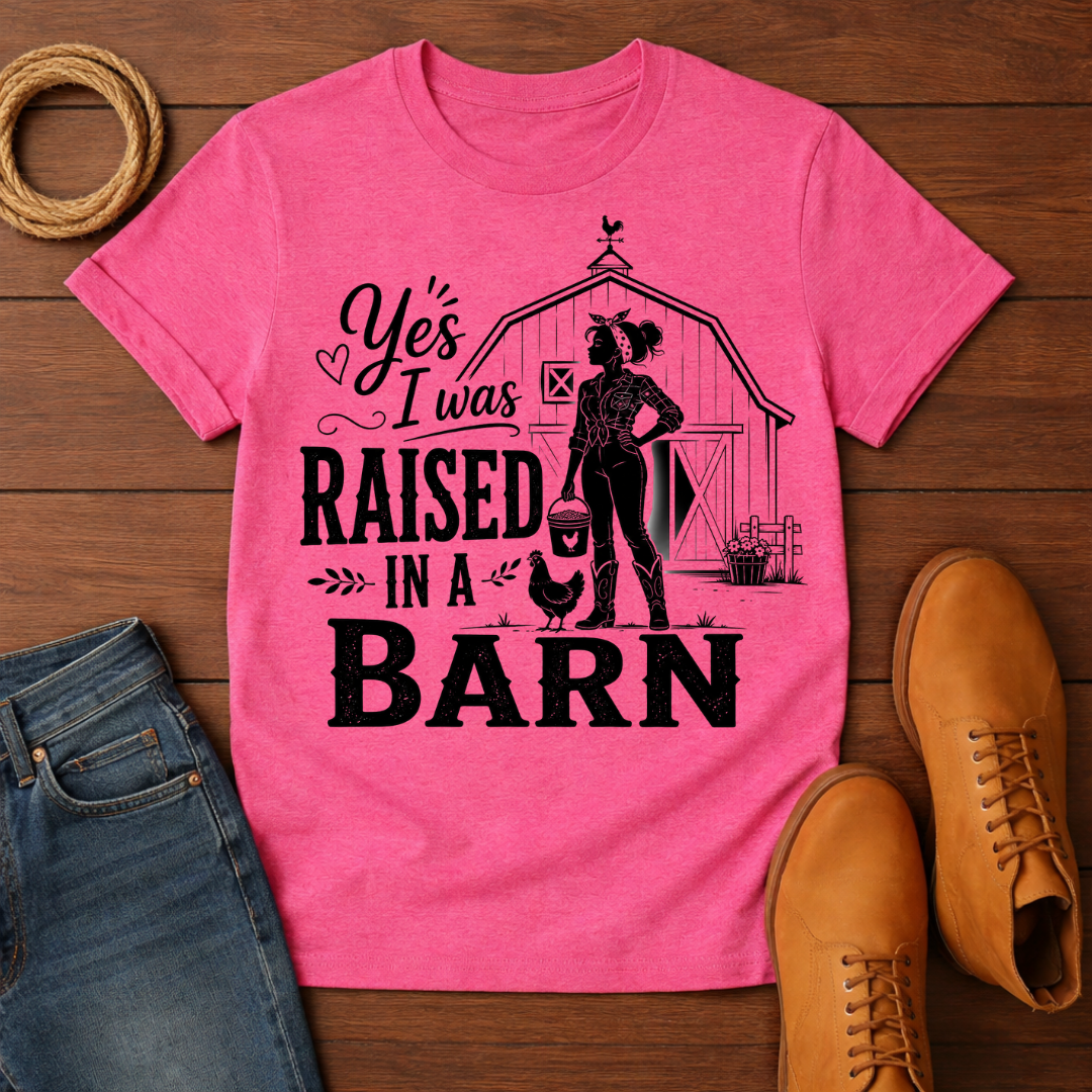 Raised In A Barn 3 T-Shirt