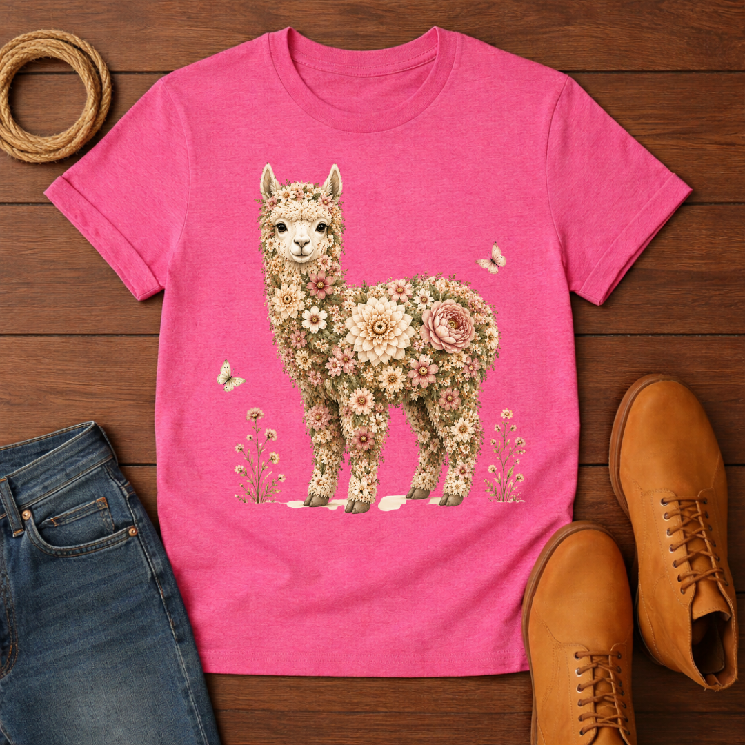 Rose Alpaca T-Shirt