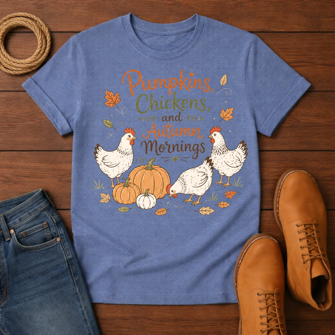 Chickens and Pumpkins T-Shirt