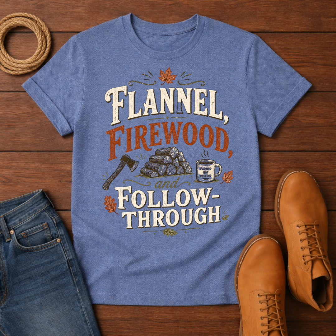 Flannel & Firewood T-Shirt