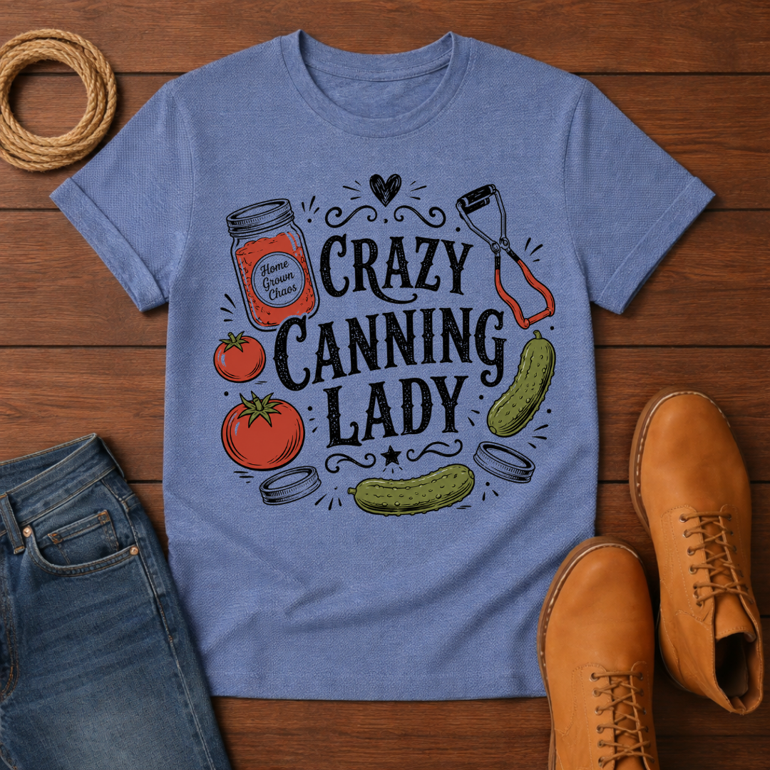 Crazy Canning Lady T-Shirt