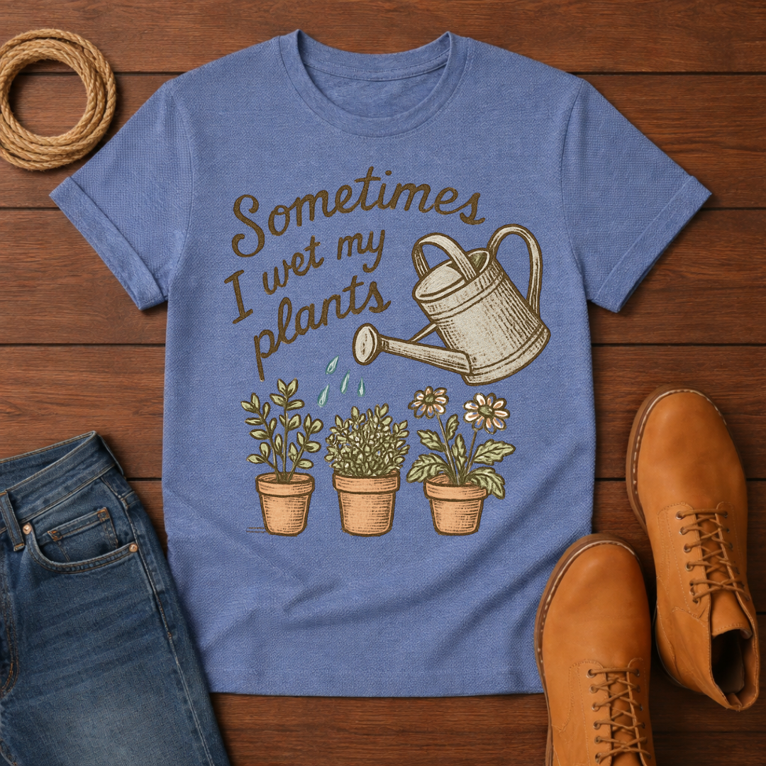 Sometimes I Wet My Plants T-shirt