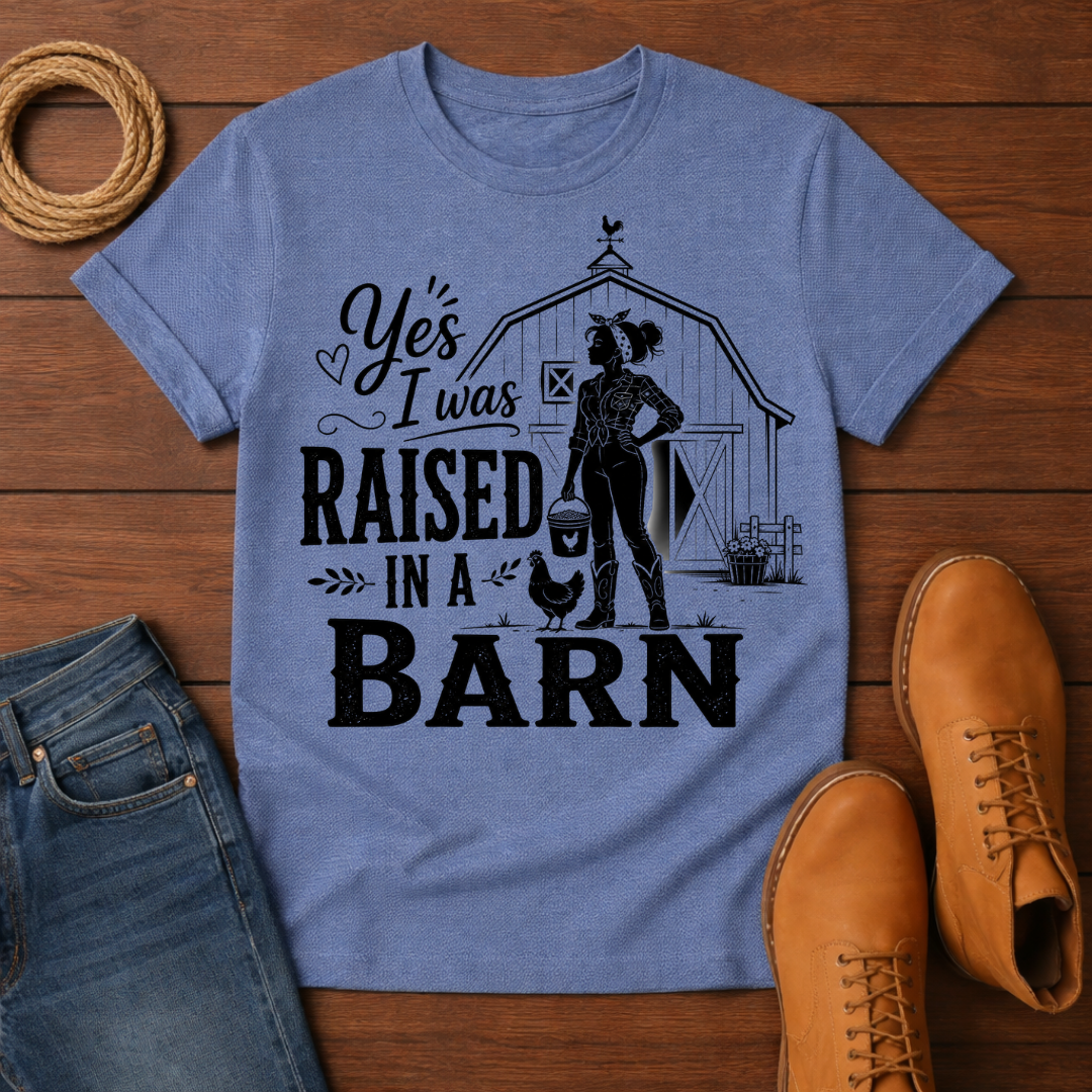 Raised In A Barn 3 T-Shirt