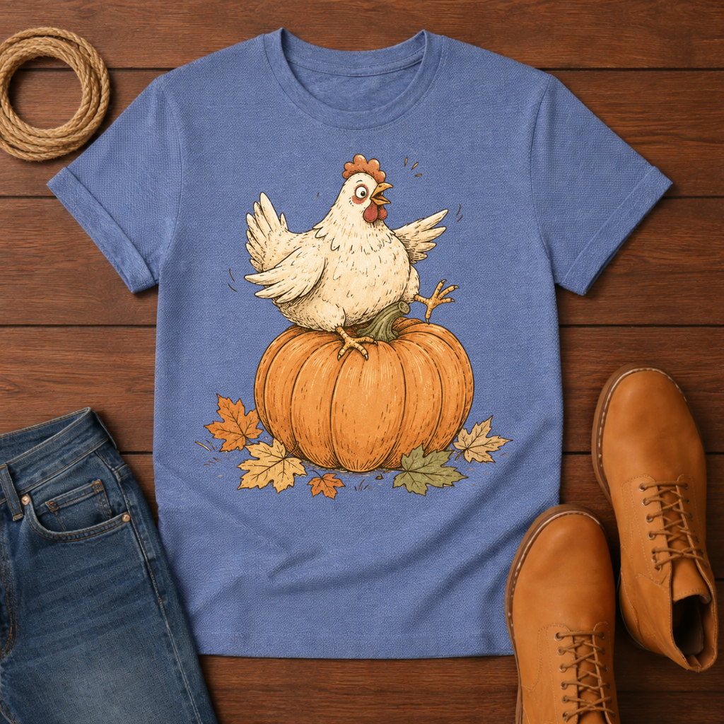 Chickens and Pumpkins 2 T-Shirt