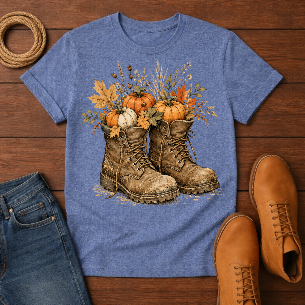 Boots and Pumpkins T-Shirt