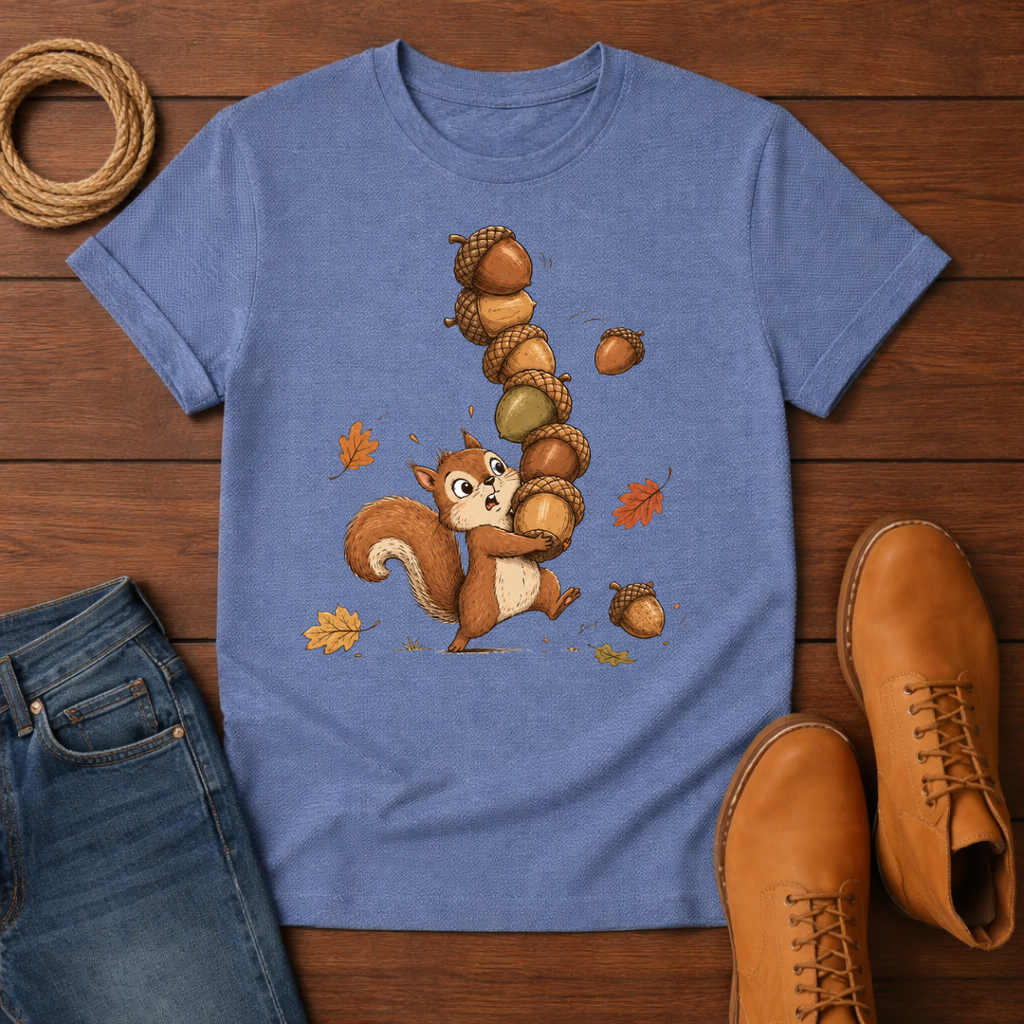 Squirrels and Acorns T-Shirt