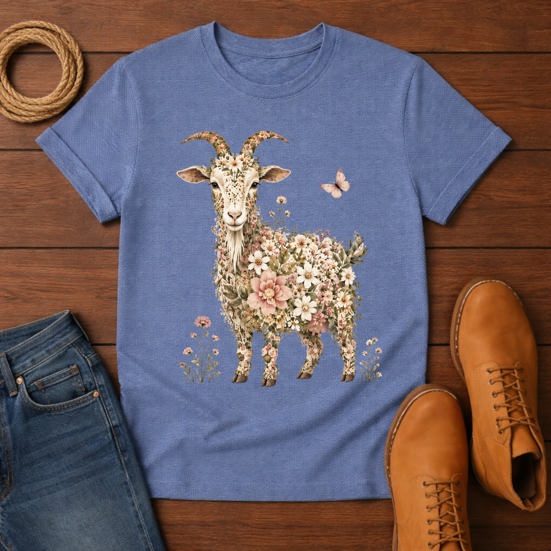 Rose Goat T-Shirt