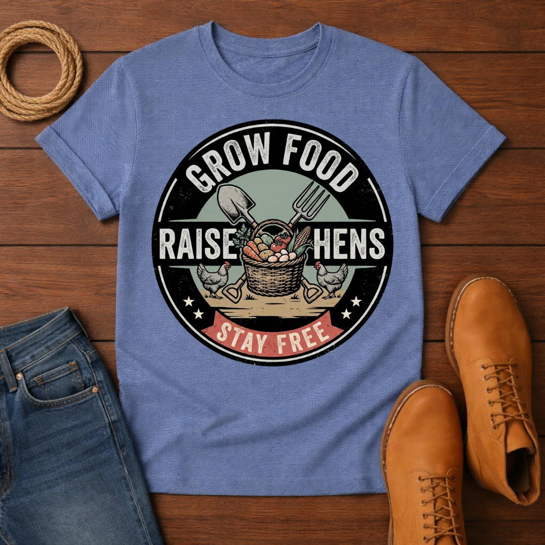 Grow Food Stay Free T-Shirt