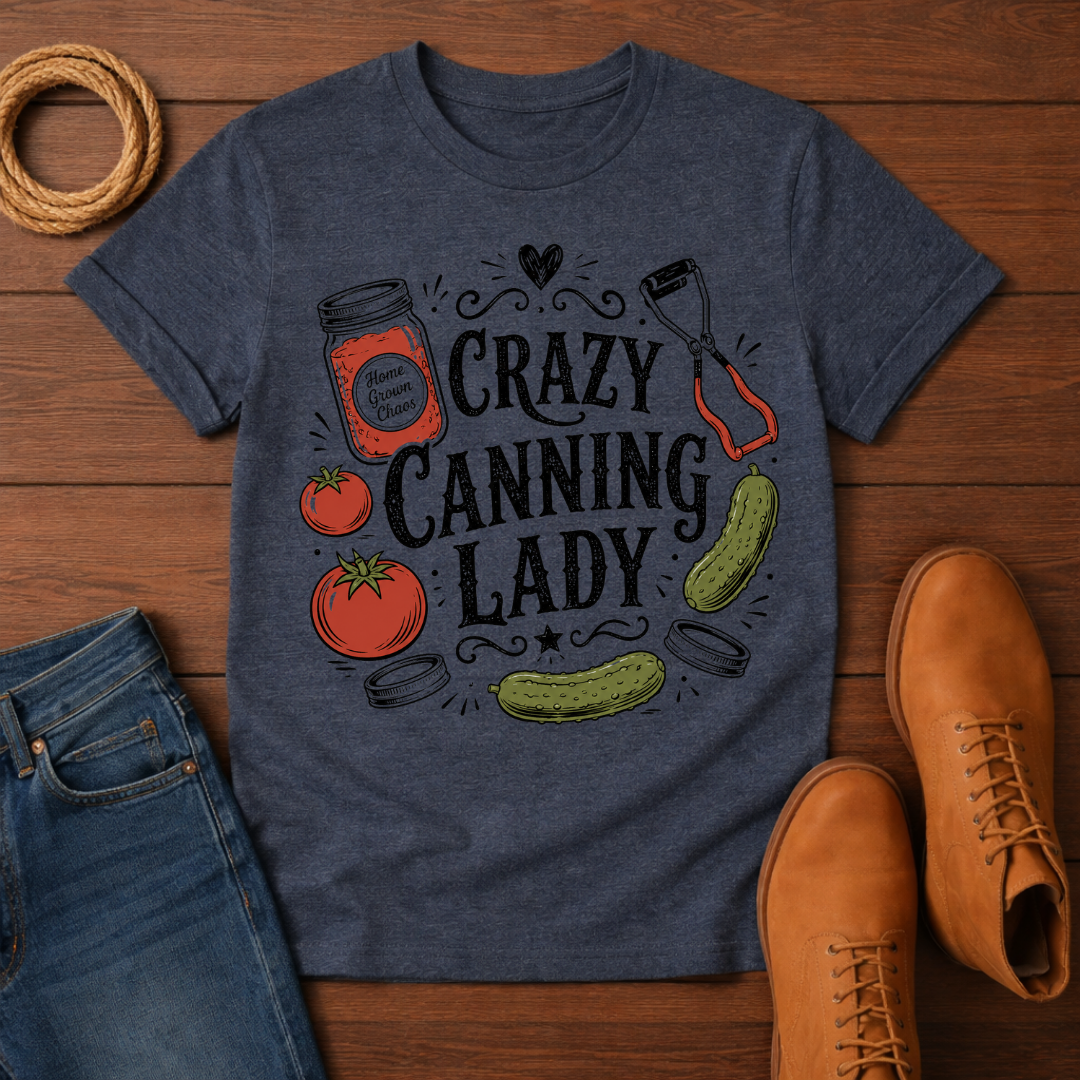 Crazy Canning Lady T-Shirt