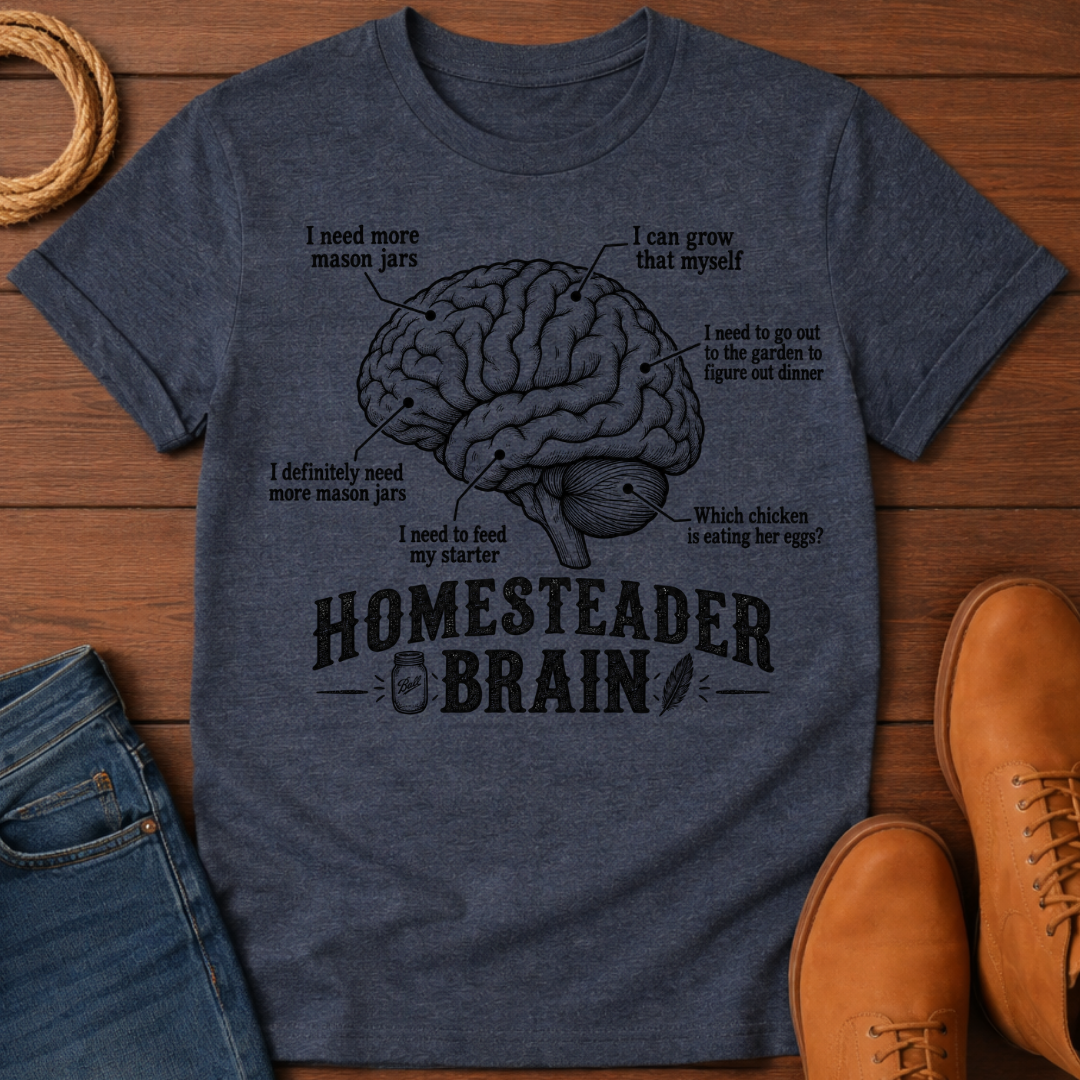Homesteader Brain T-Shirt