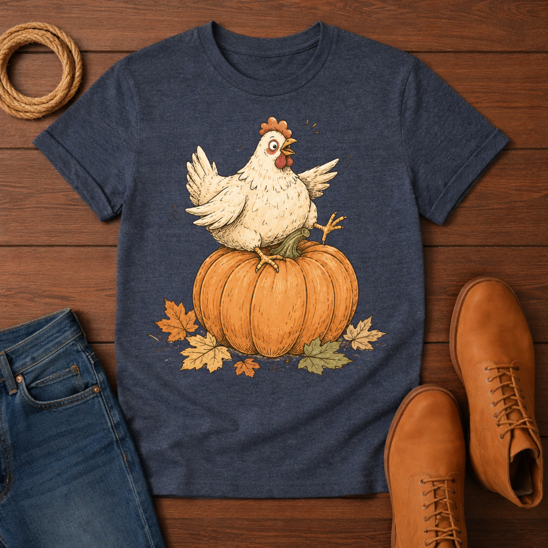 Chickens and Pumpkins 2 T-Shirt