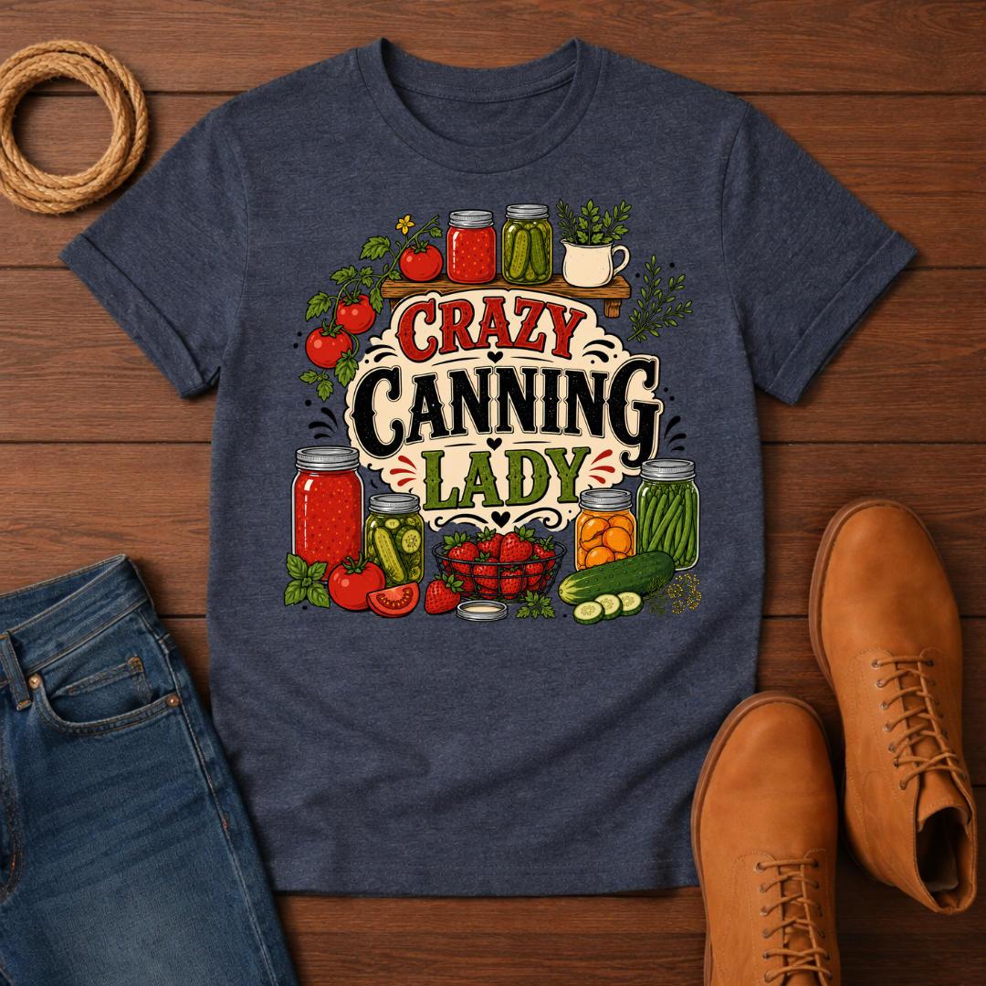 Crazy Canning Lady 4 T-Shirt