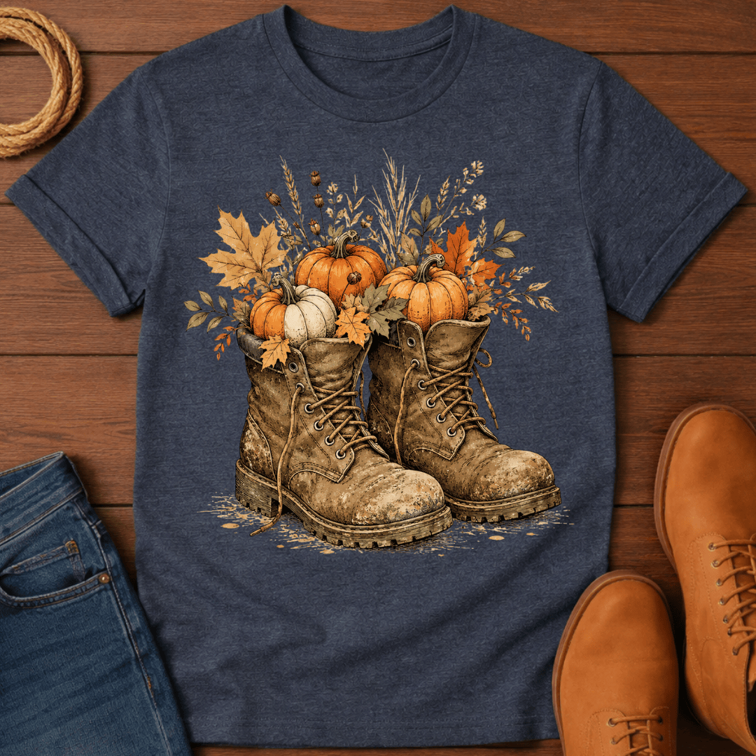 Pumpkin Boot T-Shirt