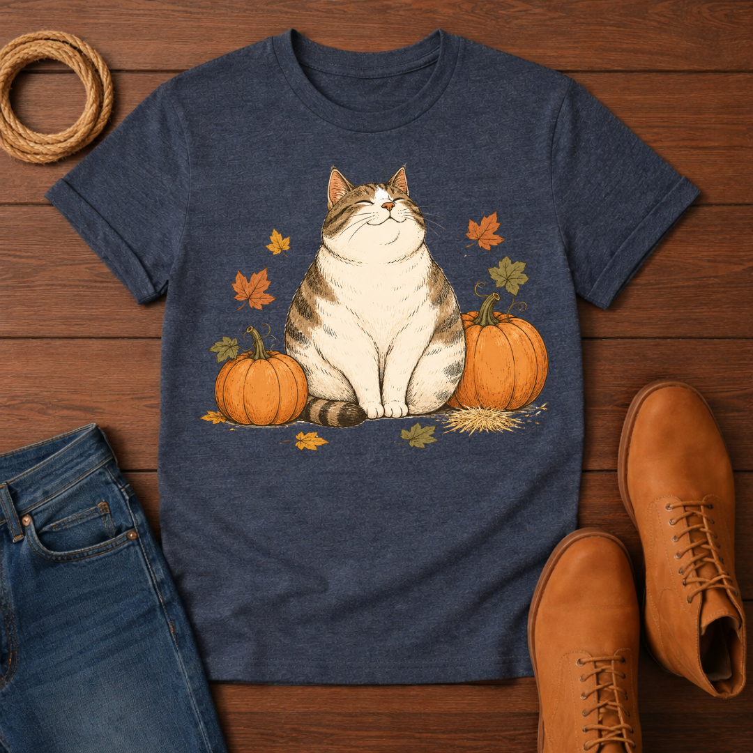 Cats and Pumpkins T-Shirt