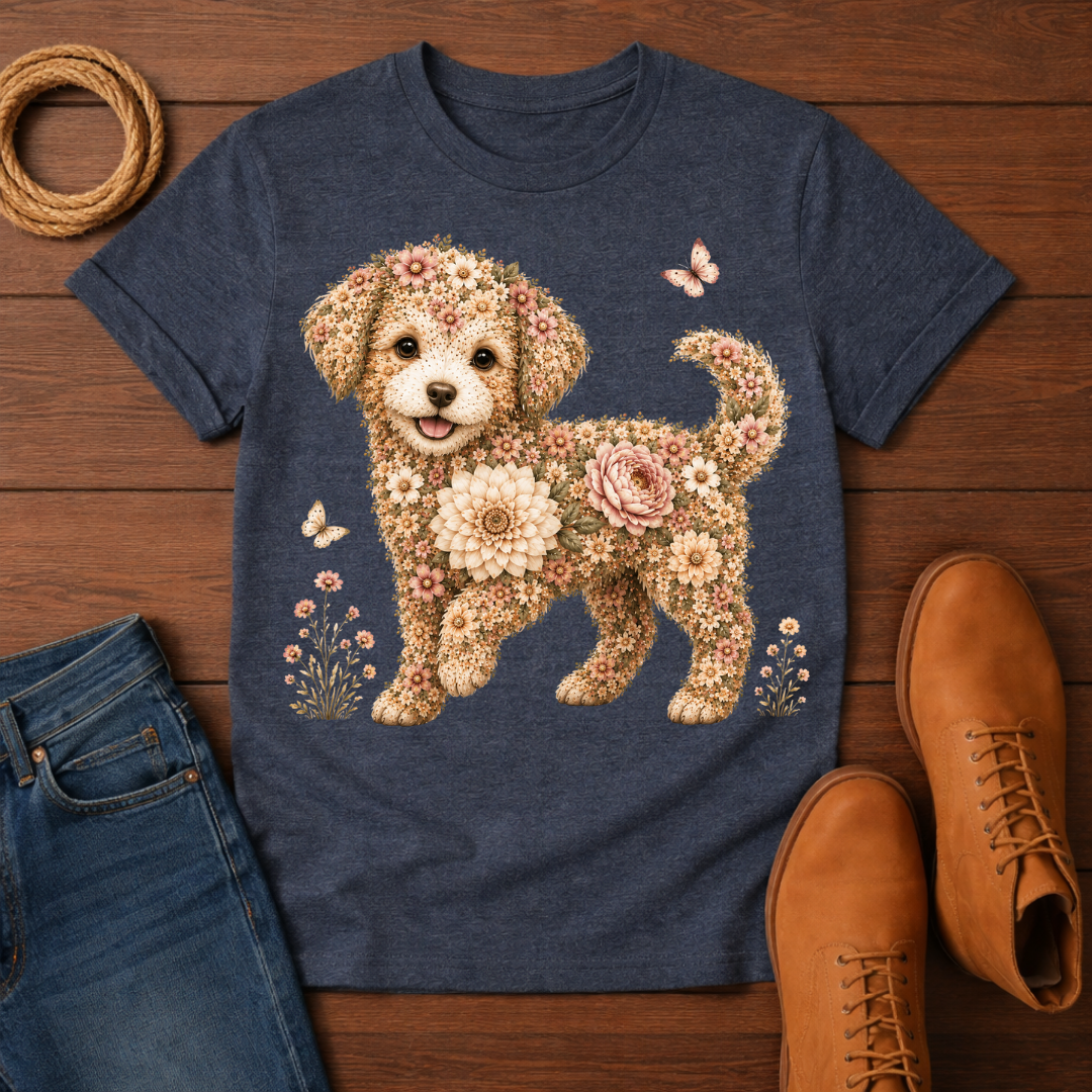 Rose Puppy T-Shirt