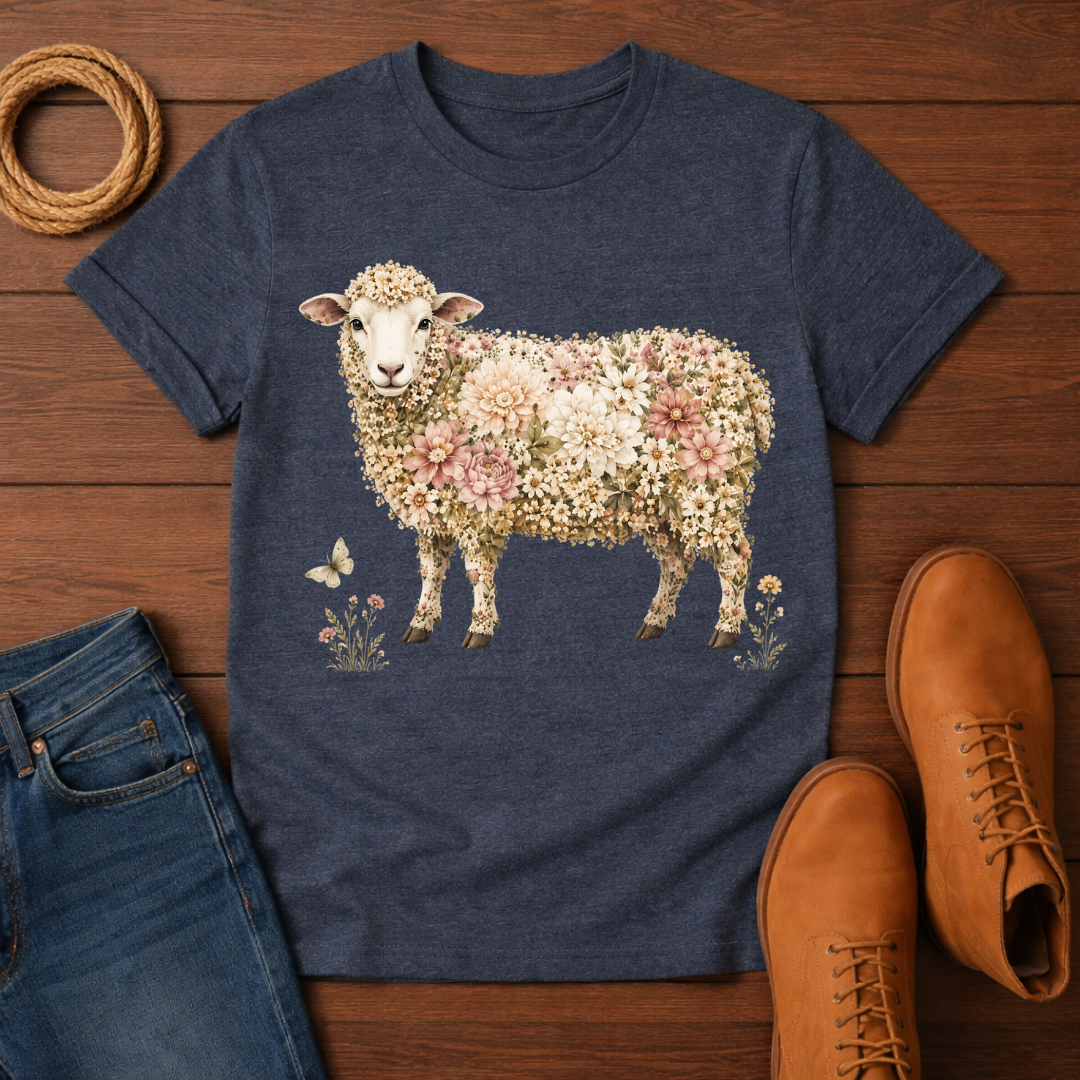 Rose Sheep T-Shirt