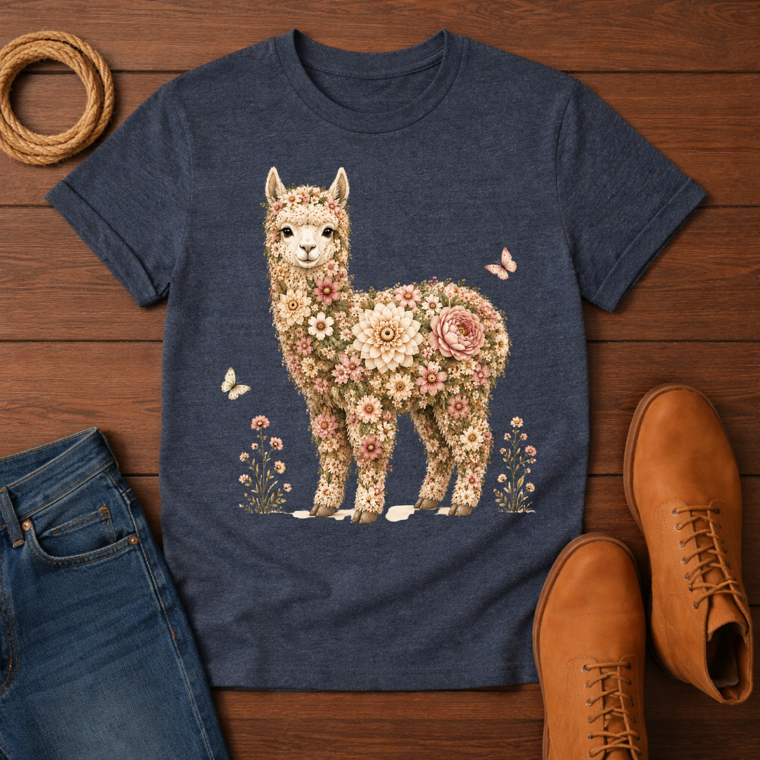 Rose Alpaca T-Shirt