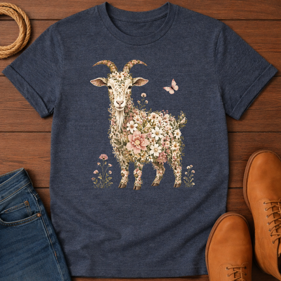 Rose Goat T-Shirt