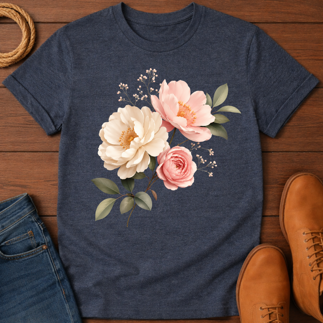 Three Flower T-Shirt