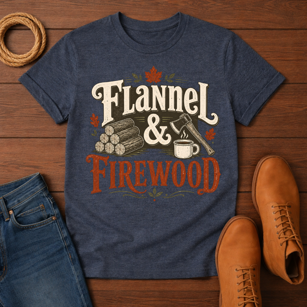 Flannel and Firewood T-Shirt