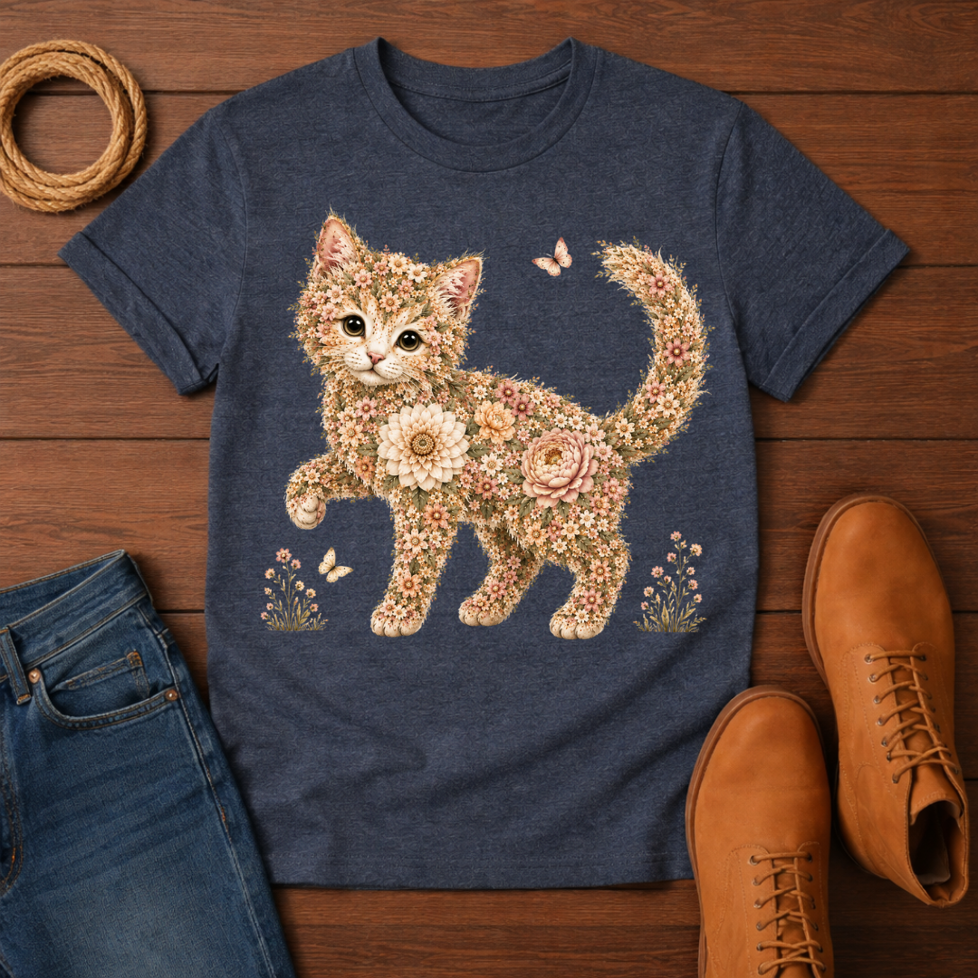 Rose Kitten T-Shirt