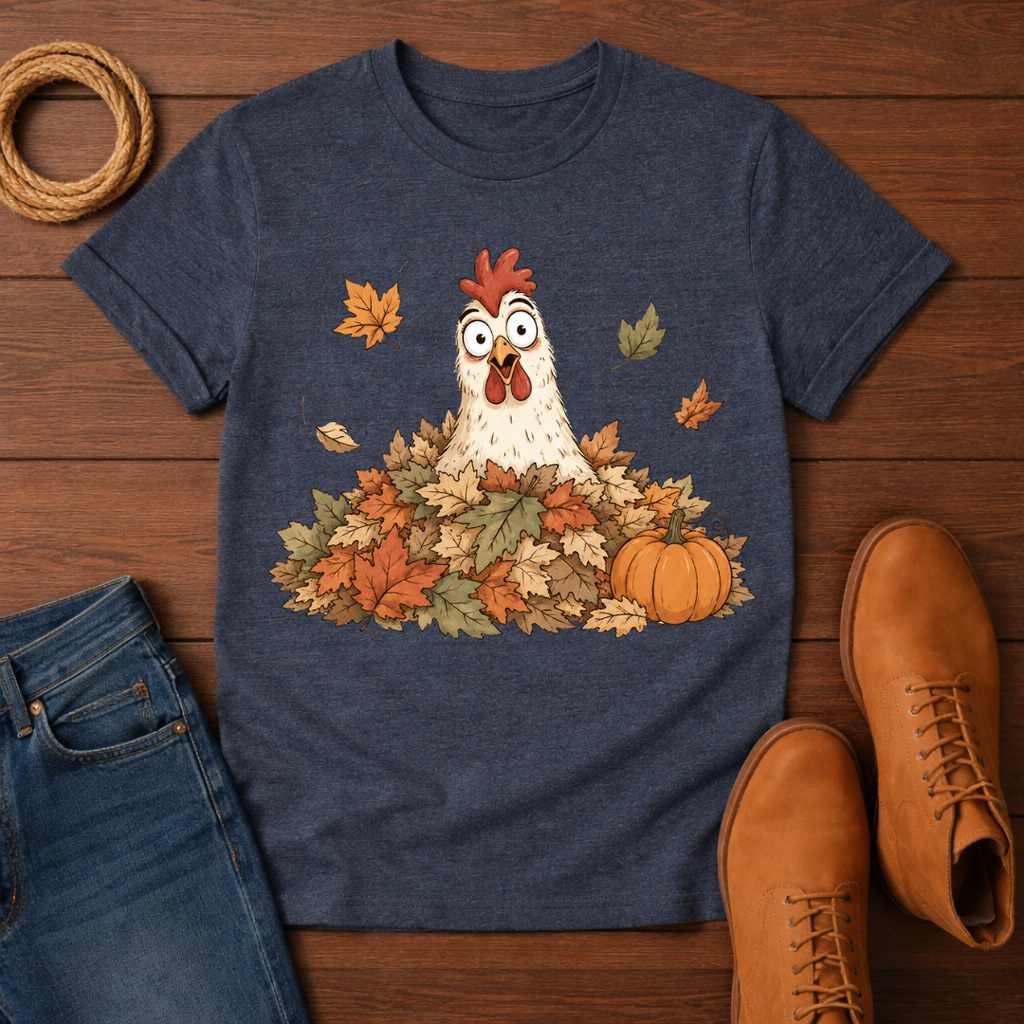 Chicken and Leaves T-Shirt