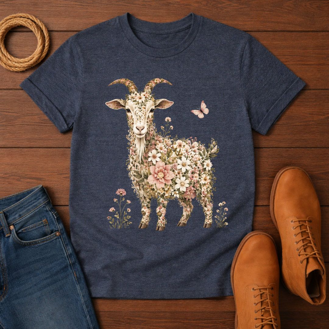 Rose Goat T-Shirt