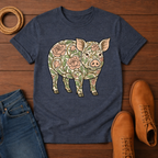 Floral Pig T-Shirt