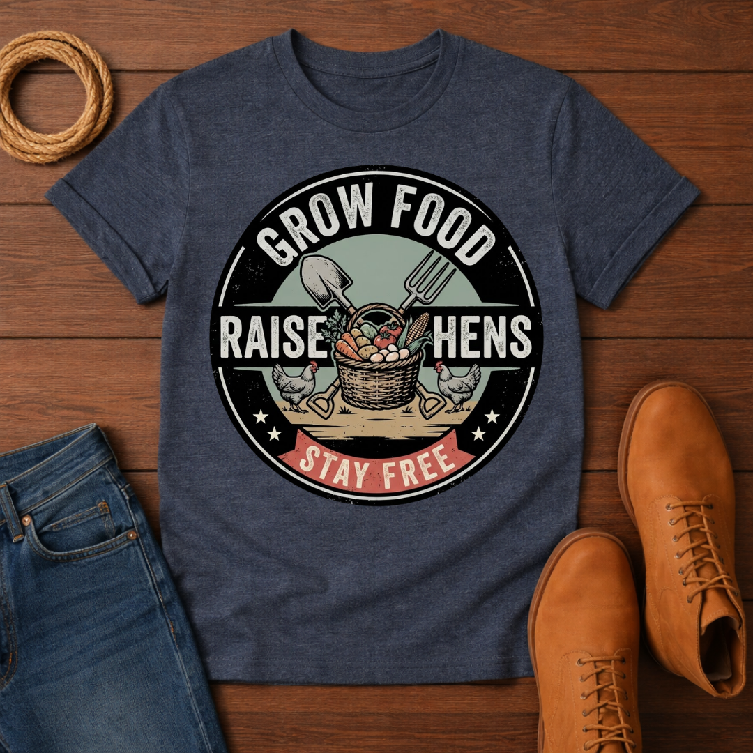 Grow Food Stay Free T-Shirt