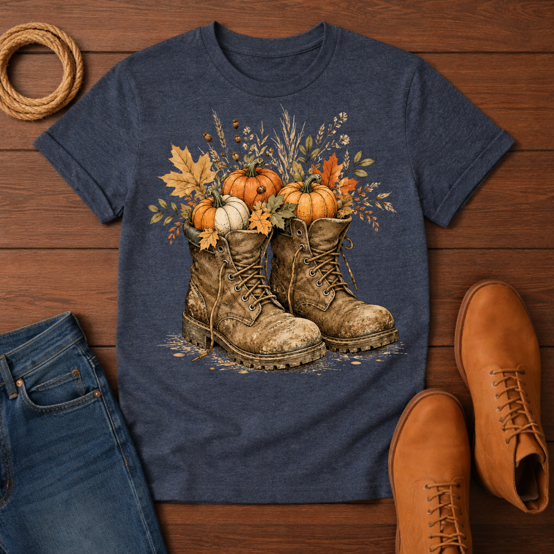Boots and Pumpkins T-Shirt