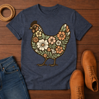 Floral Chicken T-Shirt