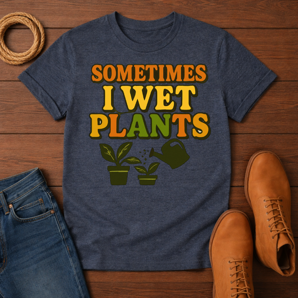 Sometimes I Wet My Plants T-shirt