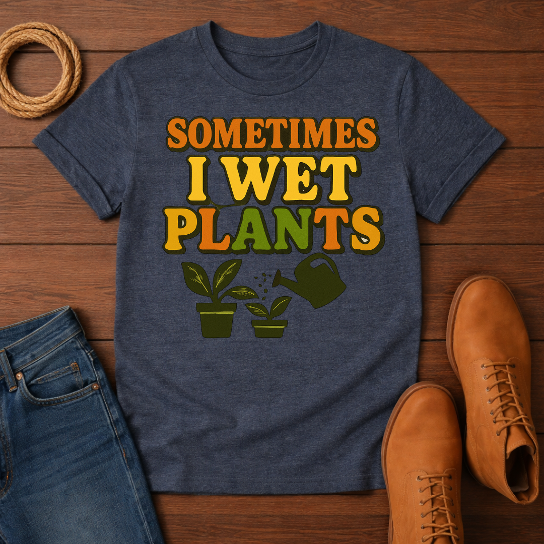 Sometimes I Wet My Plants T-shirt