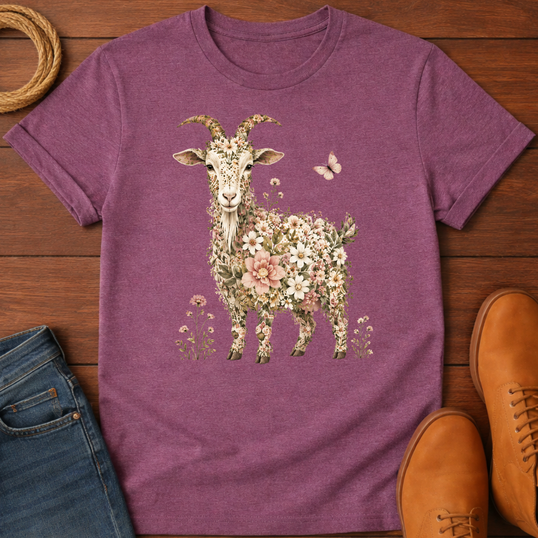 Rose Goat T-Shirt