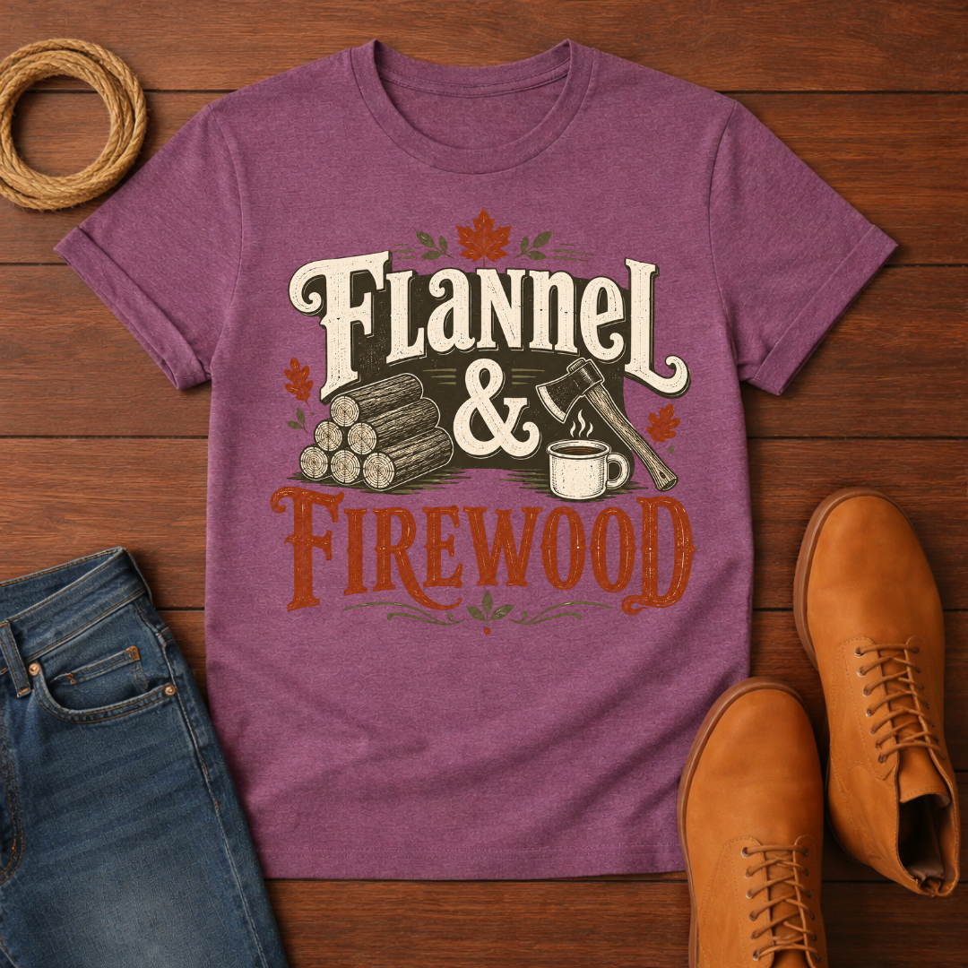 Flannel and Firewood T-Shirt
