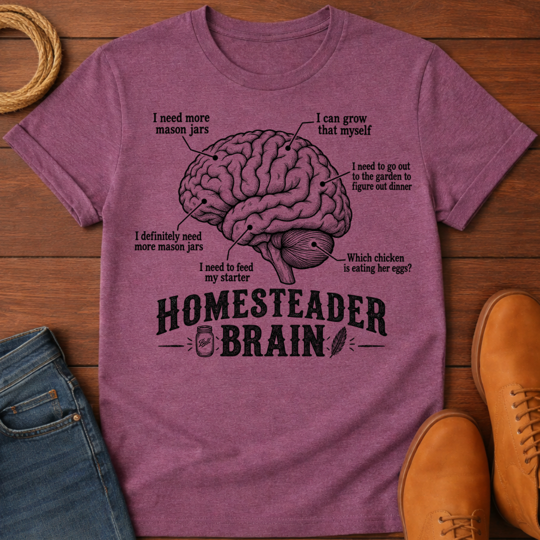 Homesteader Brain T-Shirt