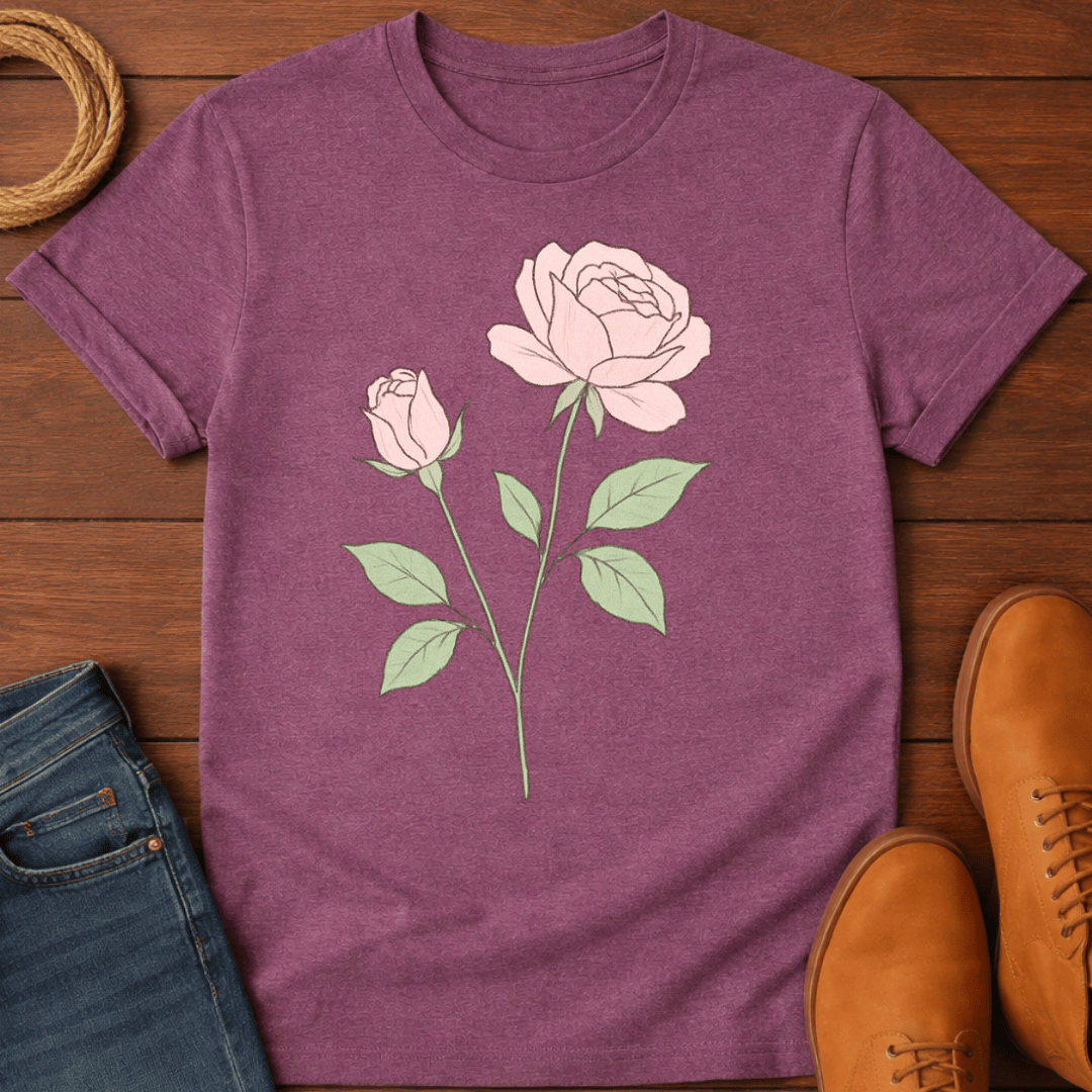 Two Flowers T-Shirt