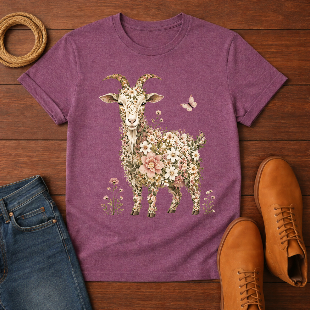 Rose Goat T-Shirt