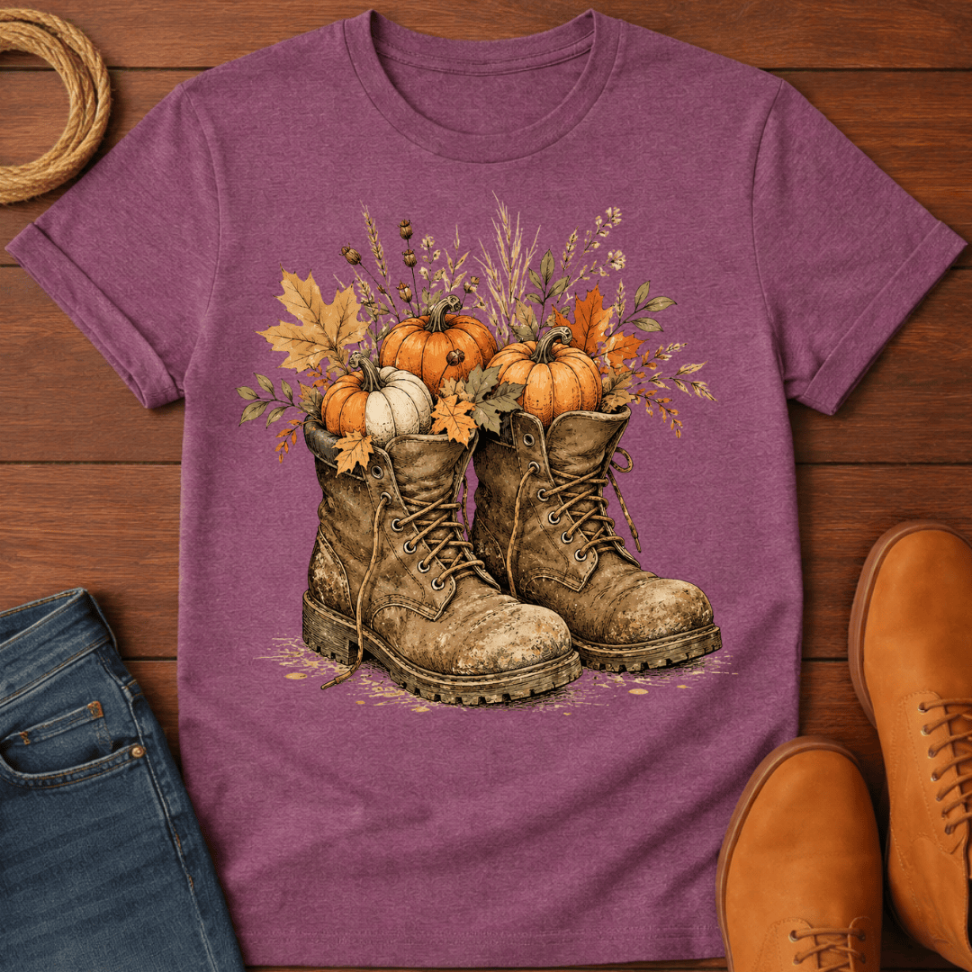 Pumpkin Boot T-Shirt