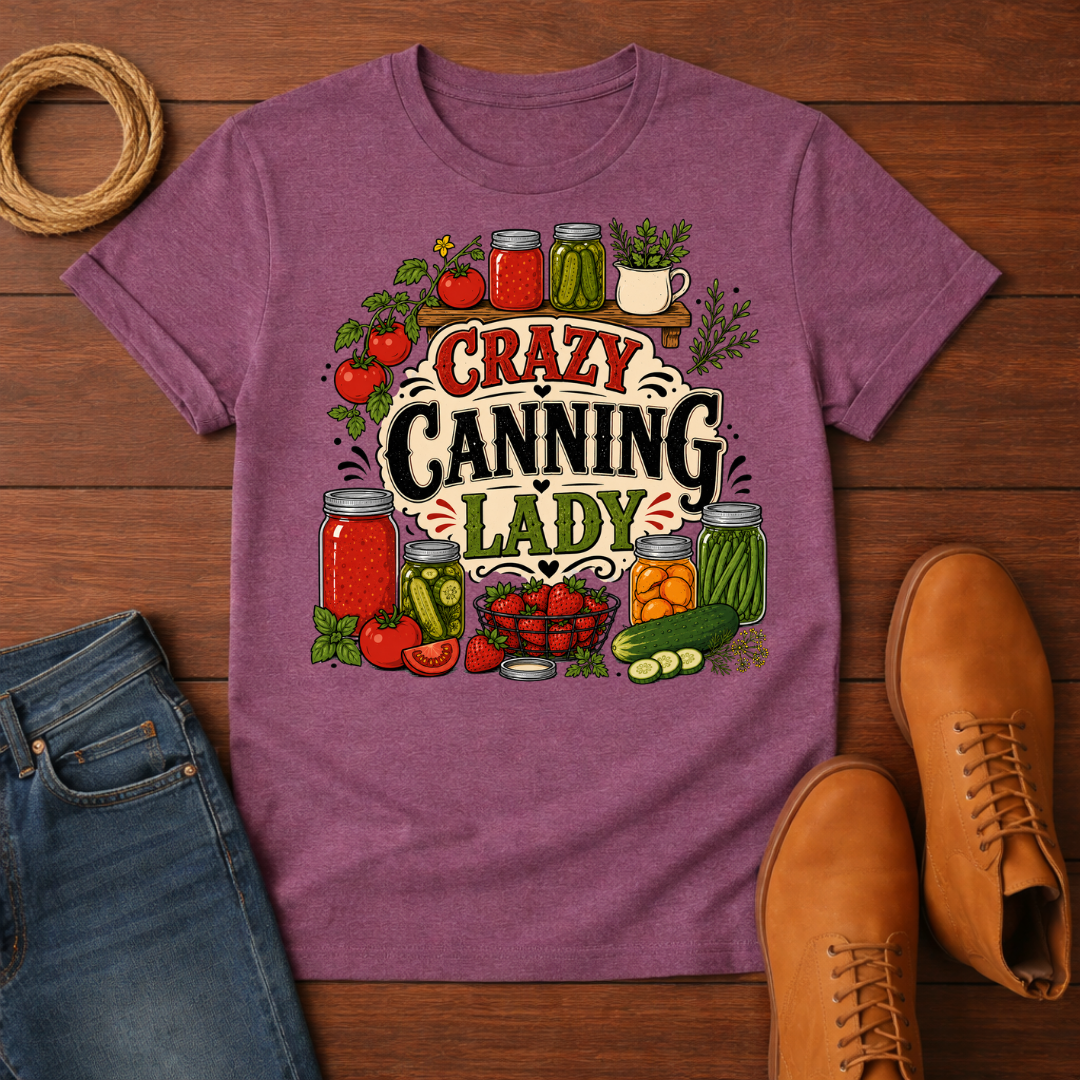 Crazy Canning Lady 4 T-Shirt