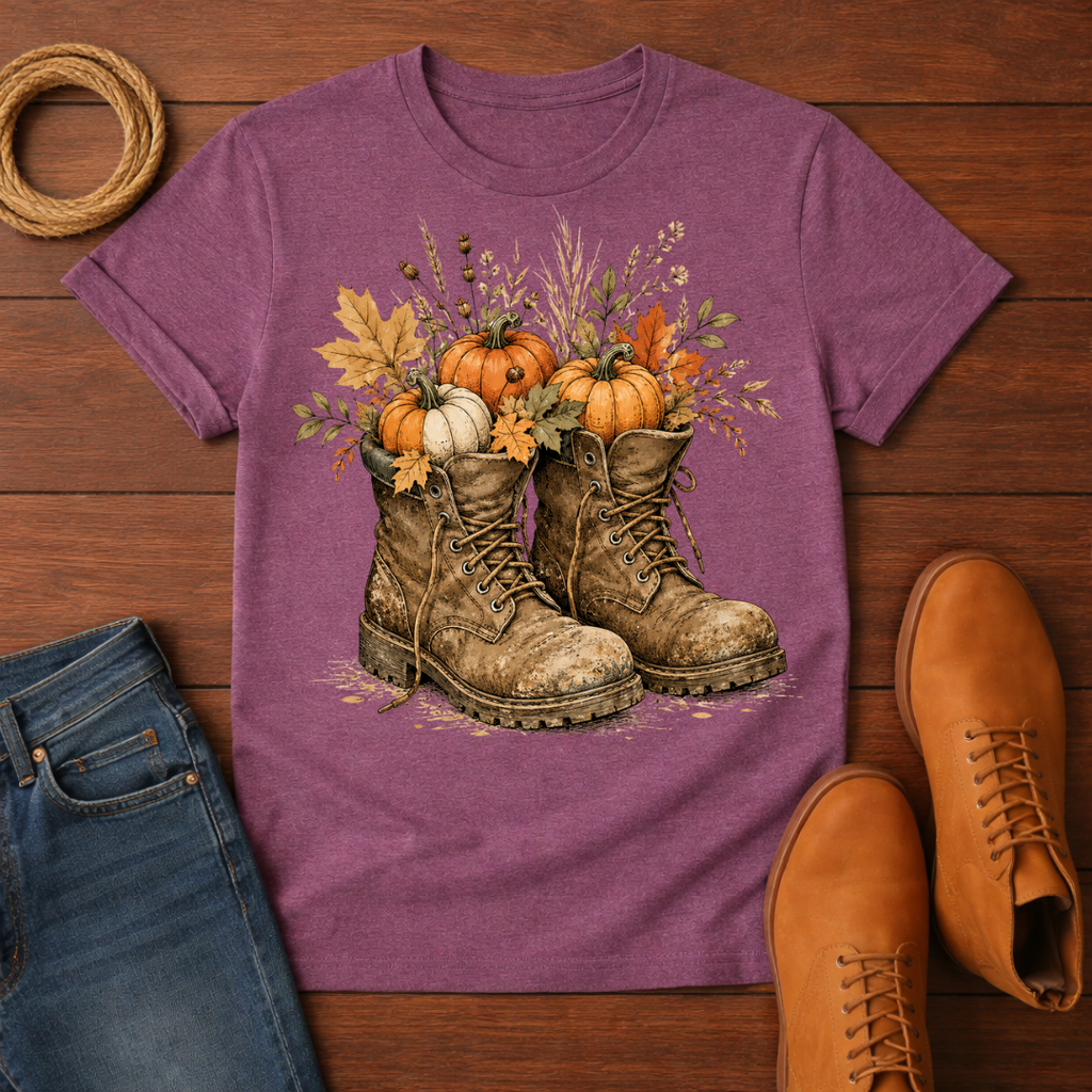 Boots and Pumpkins T-Shirt
