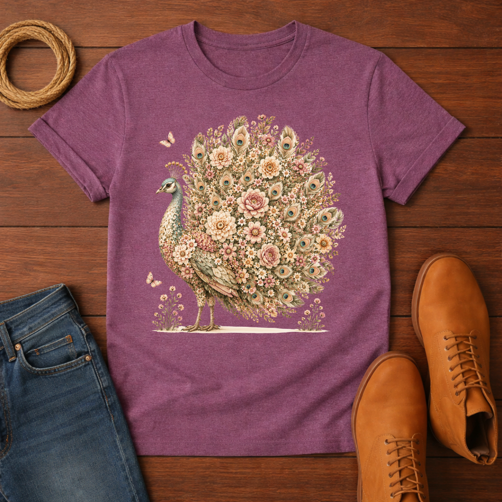 Rose Peacock T-Shirt