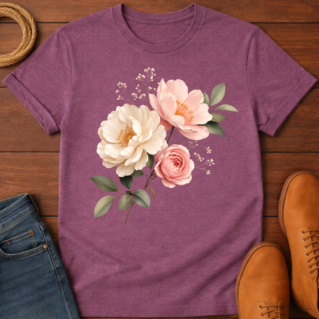 Three Flower T-Shirt