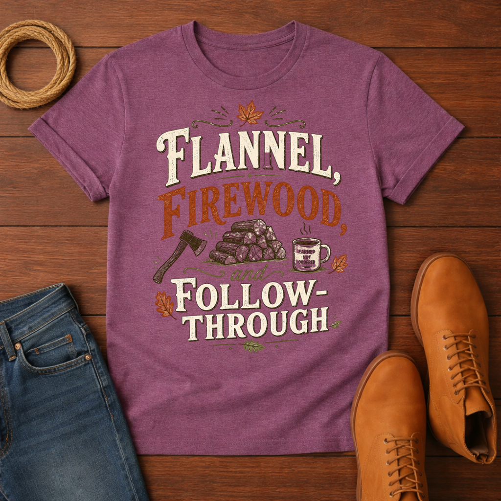 Flannel & Firewood T-Shirt