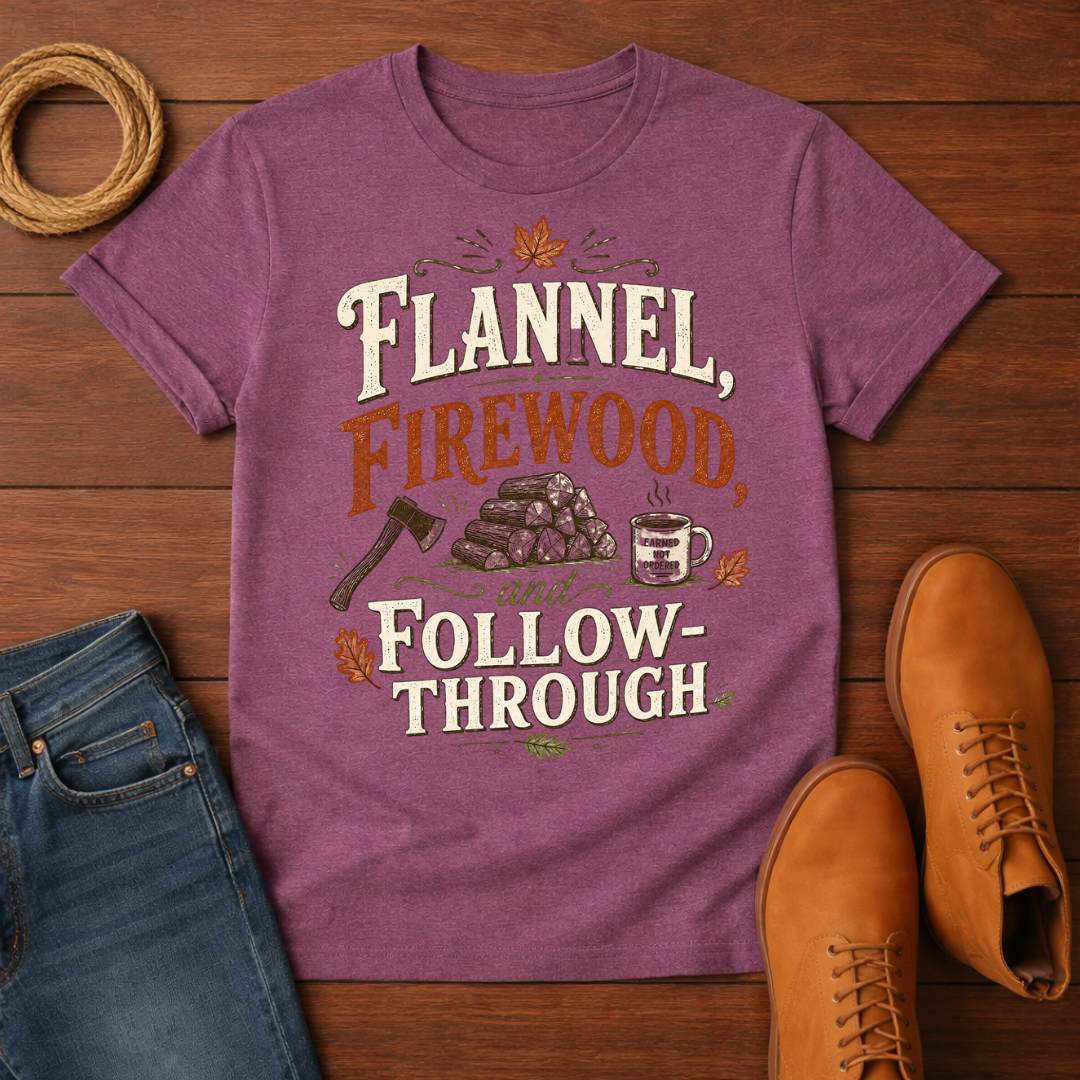 Flannel & Firewood T-Shirt