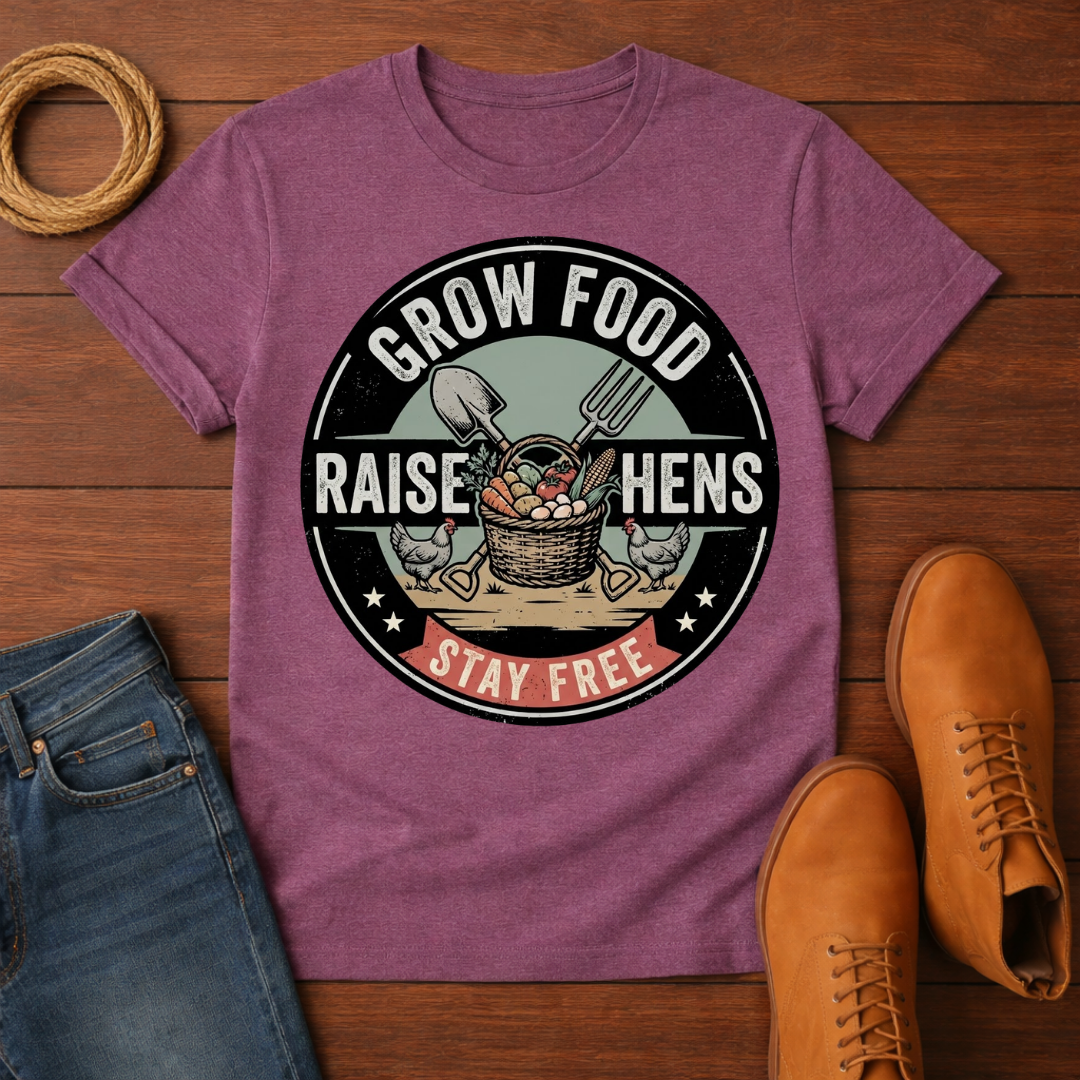 Grow Food Stay Free T-Shirt