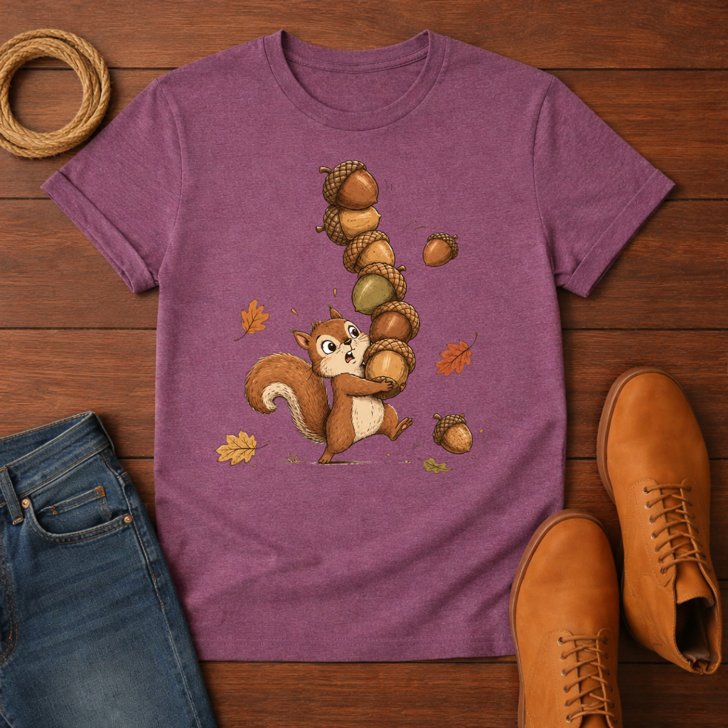 Squirrels and Acorns T-Shirt