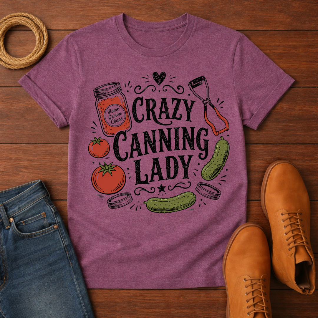 Crazy Canning Lady T-Shirt